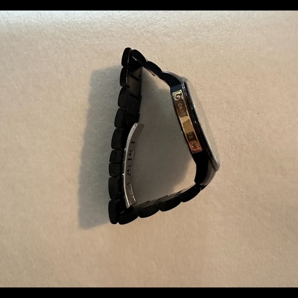 Coach watch gun metal black with copper accents approximately 42 to 43 mm face - Picture 2 of 6